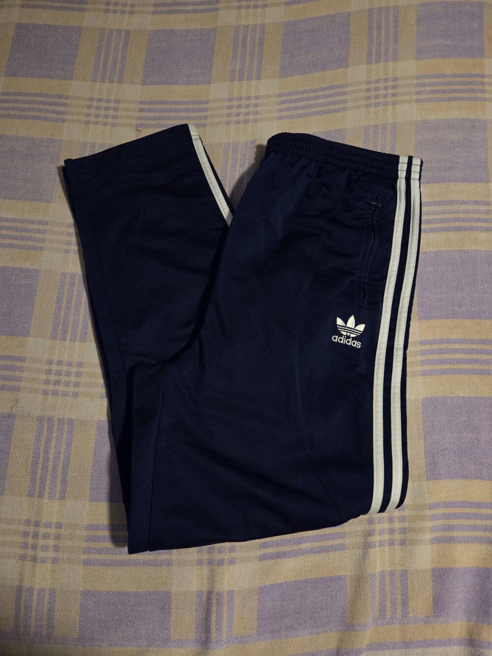 Vintage Adidas Sweatpants Snap Button Tearaway Mens Three Stripes Athletic 90s